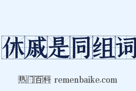 休戚是同组词是什么意思的图片